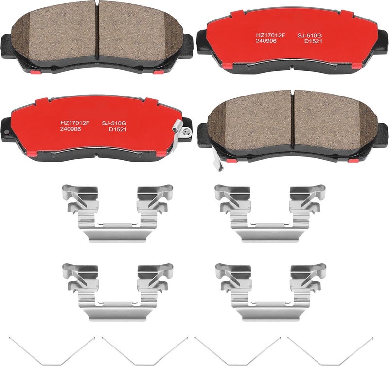 HECHENQICHE Ceramic Front Brake Pads for Acura RDX/TLX, for Honda CR-V/Accord Crosstour/Odyssey/Passport & Subaru Legacy - Image 1
